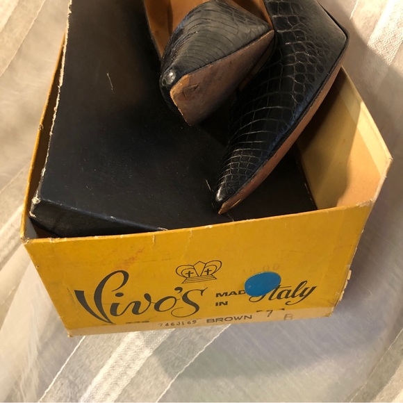 Stanley Philipson alligator pumps size 7.5 - Picture 8 of 12